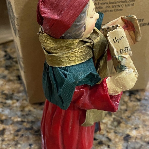 Louis Nichole Caroler Christmas Ornament 1999 Victorian Came Upon Midnight Clear - Picture 6 of 8